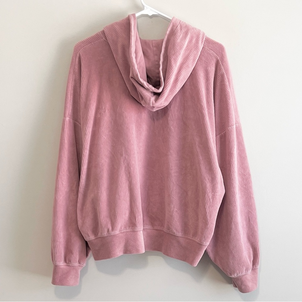 American Eagle Ribbed Corduroy Hoodie - Picture 2 of 6